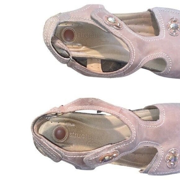 Clarks Unstructured Sandals Women's Slingback Open Toe - Picture 4 of 10